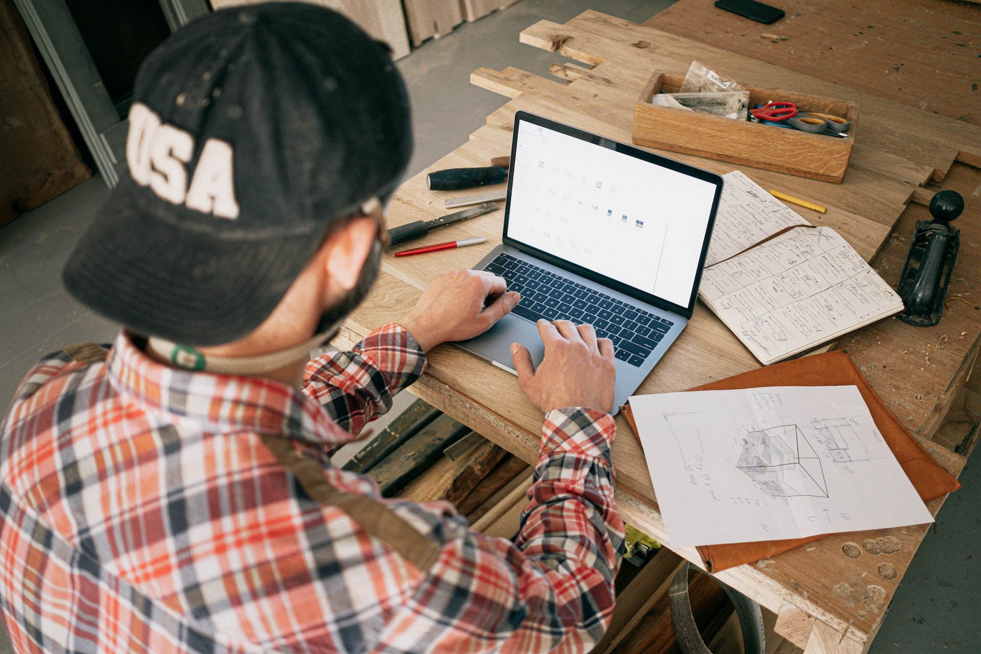 small business owner online presence